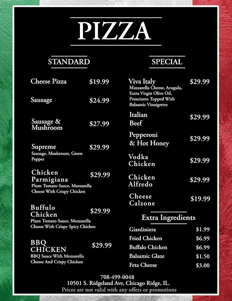 Roma Cafe Chicago Ridge Menu image 2